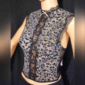 VICTORIA SECRET LINGERIE BUSTIER CORSET TOP SIZE 34B NWT STUNNING